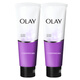 玉蘭油（OLAY）細滑煥膚潔面乳100g*2深層清潔面部去角質(zhì)保濕洗面奶男女通用