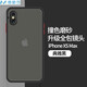 麥酷奇 適用蘋果Xs MAX適用手機(jī)殼iphone xs MAX保護(hù)套鏡頭全包防摔保護(hù)套撞色磨砂男女款軟邊硬殼優(yōu)雅黑