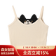 森女部落原創(chuàng  )甜美風(fēng)貓咪圖案包臀裙半身裙女2025春季新款女裝 吊帶（單件） 單件 L