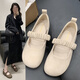 星期六（St&Sat）軟底瑪麗珍女單鞋一腳蹬豆豆平底鞋女鞋 SSC111022D 杏色 36