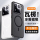 POZZO適用于小米15手機(jī)殼ximi15保護(hù)套magsafe磁吸高透超薄防摔保護(hù)殼防指紋瓦楞光柵磁吸行李箱 全透明