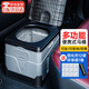 萊鳴車(chē)載馬桶 便攜式戶(hù)外防臭固化劑廁所車(chē)用折疊馬桶應(yīng)急旅行露營(yíng) 黑灰馬桶加厚款+垃圾袋+固化劑