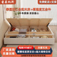 圣森納斯實(shí)木床 無(wú)床頭榻榻米床落地箱體抽屜氣壓側翻儲物床現代簡(jiǎn)約 白色床-箱體側開(kāi)（雙抽屜） 1500*2000實(shí)木液壓儲物