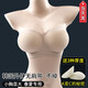 杰麗·莫克（Jerrie Mock）外擴(kuò)型顯腰細(xì)無肩帶防滑內(nèi)衣女文胸?zé)o鋼圈薄款光面無痕裹胸抹胸罩 單文胸_膚色 S =（70A 70B 70C）