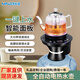 美能迪 桶裝水電動抽水器加熱抽水一體機 底部自動上水電熱水壺?zé)畨嘏莶桦姴鑹?礦泉水純凈水桶吸水器 1L 第六代 全自動續(xù)水 藍光 菠蘿壺 黑色