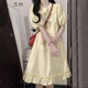 戀的連衣裙夏季2024新款法式長裙學生少女高中初中生女生衣服裙子夏天 時尚韓版圖片色 均碼（可備注碼數(shù)）