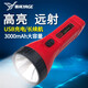 雅格手電筒戶外超亮鋰電家用LED強(qiáng)光USB充電戶外便攜應(yīng)急照明手提電筒 鋰電手電  USB充電 3000mAh