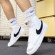 耐克（NIKE） 運動(dòng)鞋女鞋2025秋季新款BLAZER MID 77開(kāi)拓者板鞋高幫輕便休閑 白色CZ1055-100高幫 37.5