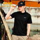 Jeep速干polo衫男UPF40+防曬短袖t恤男士戶(hù)外翻領(lǐng)速干衣9905品牌黑M