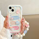 美克杰適用于立體兔子小熊OPPOreno3/4SE手機(jī)殼r17/r15鏈條A11/A92s/A53軟女k9 曲邊相框米白【涂鴉英文+立體兔頭】+手鏈 oppo A92S