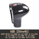 祁豐（Keyf）適用于奧迪A3 A4L A5 A6L Q3 Q5Q7Q5L碳纖維紋路檔把套蓋檔位殼套 【B款】有S標(biāo)