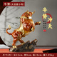上善若水 銅擺件《牛氣沖天》全黃銅牛擺件工藝品【原創(chuàng  )彩銅作品】 大吉款【小號】