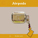 范塔希air.pods pro2保護(hù)套蘋果air.pods3代耳.機(jī)保護(hù)套潮牌積木蘋果藍(lán)牙耳.機(jī)二三代套殼 白色線條皮卡丘+尾巴掛件 蘋果 AirPods Pro 第二代