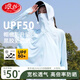浪莎時(shí)尚防曬衣女夏季2025新款冰絲防紫外線短款外套女士外搭防曬服 淺藍(lán)色【升級(jí)款冰感大帽檐】 均碼 【適合80-140斤】