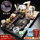 兿凡臻品紫砂功夫茶具整套裝家用全自動(dòng)一體式實(shí)木茶盤(pán)茶臺(tái)燒水壺茶杯 一體馬盤(pán)+原礦紫砂茶具套裝 1件