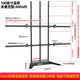 HILLPORT 75/80/88/100/120/150英寸激光電視移動推車落地支架激光幕布云臺投影儀適用于堅果菲涅爾硬屏 100英寸激光屏幕系列落地增高支架