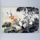 松鶴延年迎客松裝飾掛畫(huà)客廳國畫(huà)墻貼圖中堂玄關(guān)壁畫(huà)自粘山水仙鶴 背膠（背面帶膠，撕掉可貼） 61×40.6厘米松鶴延年 1001