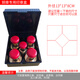 奧盛（AOSHENG） 特大號印章盒子收納多功能便攜式印泥印臺光敏財務(wù)章公章發(fā)票法人印鑒盒印章箱銀行 5格銅章專(zhuān)用印章盒