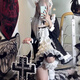 閃動(dòng)少女（SHANDONGSHAONV）洛麗塔原創(chuàng)哥特修女風(fēng)lolita藍(lán)白連衣裙洋裝可愛日常 黑色 S