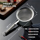 炊大皇（COOKER KING） 304不銹鋼漏勺豆漿過(guò)濾網(wǎng)篩家用撈勺撈餃子濾油篩笊籬線(xiàn)漏 【中號】30目過(guò)濾網(wǎng)勺14cm