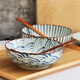 韓龍（HANLONG）日本進(jìn)口波佐見陶瓷餐具家用十草紋藍(lán)繪網(wǎng)紅米飯碗日式拉面碗湯碗 十草紋大盤