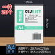 德仕通 A4硬膠套 20個裝PVC展示雙面透明卡片袋 b5文件保護硬質卡套 a3塑料證卡套 a6膠套 A4豎款(210*297mm) 20個裝