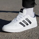 阿迪達斯 （adidas）男鞋2025新款夏季男士經(jīng)典款時尚小白鞋滑板鞋透氣運動鞋休閑鞋 白色黑色ID9658 41