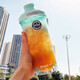 Royal Cup搖搖杯 健身蛋白粉攪拌杯家用喝水鉆石杯 青檸綠 600ml