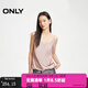 ONLY夏季時(shí)尚簡(jiǎn)約V領(lǐng)垂感修身吊帶雪紡衫女|1242WS005 C17 后花園粉色 S 160/80A