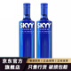 深藍（SKYY）深藍伏特加 SKYY VODKA 藍天伏特加 原裝進(jìn)口洋酒烈酒基酒調酒 深藍伏特加 750mL 2瓶