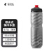 POLAR BOTTLEPOLAR BOTTLE 美國(guó)北極熊運(yùn)動(dòng)騎行水壺710ml噴嘴款保冷雙層便攜 噴水式-深灰色-配防塵蓋 710ml