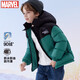 迪士尼兒童羽絨服男童白鴨絨加厚外套小孩寶寶童裝 234014綠色 160cm 