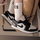 耐克（NIKE） air jordan 1 耐克男鞋春季新款女鞋aj1低幫板鞋休閑籃球鞋 DC0774-101 熊貓 黑白 42