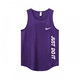 BIG NBA體育生田徑服背心套裝男女同款夏季薄款透氣跑步訓練圈跑運動(dòng)上衣 紫色just背心 2XL建議120-140