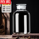拓進德國進口品質(zhì)泡酒玻璃瓶高檔酒罐家用存酒密封酒壇子10斤釀酒桶泡 20斤瓶光面款加厚無鉛耐用
