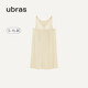 ubras【特賣】云棉帶杯帶胸墊背心裙女睡衣女連衣裙透氣睡裙家居服 【經(jīng)典款】奶酪黃色-帶杯 L