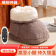 迪普爾暖腳神器取暖器電暖腳器暖腳寶家用床上辦公插電睡覺(jué)用暖腳器 咖灰色【可拆洗】抗菌不臭腳