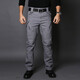 S.archon執政官秋冬戶(hù)外通勤戰術(shù)長(cháng)褲男彈力登山褲多袋沖鋒工裝褲速干褲子 春秋款灰色 M碼135-145斤