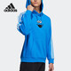 阿迪達(dá)斯 （adidas）加絨休閑運(yùn)動(dòng)連帽套頭衫衛(wèi)衣HD7297 M碼