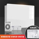 e代家園鋼化玻璃門面板弱電箱空箱家用信息箱配電箱布線箱/400x300x120mm 經(jīng)典玻璃空箱+多路電源+渦輪風(fēng)扇 1