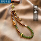 頂妃（DING FEI）芭比檀木精致手機鏈掛繩玉髓檀香木掛件福袋包包手腕款掛飾禮物 精致手機鏈  A12-102