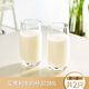 鷗欣 進(jìn)口玻璃水杯子套裝牛奶杯早餐杯子家用耐熱玻璃微波爐透明水杯 艾麗斯直身杯370ml 【實(shí)發(fā)2只】
