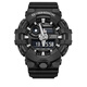 卡西歐（CASIO）手表男 G-SHOCK潮表迷彩 多功能學(xué)生運動(dòng)防水電子表男表 GA-700-1B 黑色