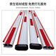 捷立通通用?？档篱l桿雙面帶膠條道閘欄桿停車(chē)場(chǎng)小區擋攔停車(chē)升降起落桿 4米紅白橢圓膠條桿85*40MM