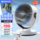 格力（GREE） 電風(fēng)扇家用節能大風(fēng)量空氣循環(huán)扇臥室客廳輕音低噪小風(fēng)扇辦公室宿舍桌面移動(dòng)小臺扇 遙控款全屋循環(huán)空氣FXT-15X66Bag3