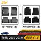 3W適用TPE奔馳GLE汽車(chē)腳墊GLC260L進(jìn)口EQC/glc300新GLSML350GLB橡膠 GLE/GLS腳墊+毯面16-19款