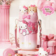 HELLO KITTY520禮物送禮三麗鷗兒童保溫杯小學生上學水壺庫洛米吸管杯子女士 凱蒂貓-粉色 550ml