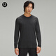 lululemon丨Metal Vent Tech 男士運(yùn)動(dòng)長(zhǎng)袖 T 恤 透氣 LM3DOYS 深煤灰/黑 M