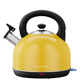 ewee德國ewee 電熱水壺304不銹鋼電壺家用自動(dòng)斷電燒水壺快壺 3L/檸檬黃