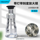 GAOPIN顯微鏡20/40/60/100倍高倍放大鏡高清刻度帶尺測量帶燈高腳百倍鏡 100倍【可充電款】